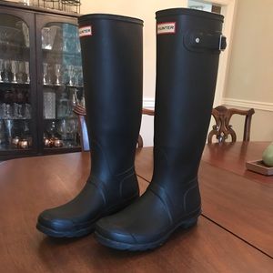 Women’s Original Tall Matte Black Hunter Boots